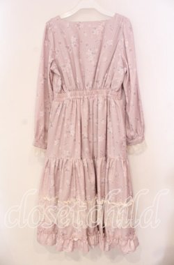 画像3: axes femme / SAKURAティアードワンピース  ピンク O-25-12-02-029-AX-OP-IG-OS