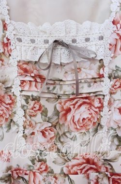 画像2: axes femme / ブルームフラワー柄ワンピース  アイボリー O-25-12-02-030-AX-OP-IG-OS