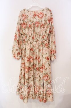 画像3: axes femme / ブルームフラワー柄ワンピース  アイボリー O-25-12-02-030-AX-OP-IG-OS