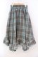 画像3: axes femme / タータンチェックイレヘムスカート  ミント O-25-12-02-031-AX-SK-IG-OS (3)