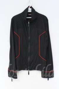 Qutie Frash / サイバーZIPカーデ  レッド×ブラック O-25-12-03-027-QU-JA-IG-ZT1208B