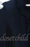 画像2: 【SALE】Qutie Frash / フリルブラウスワンピ  ネエビー O-25-12-03-031-QU-OP-IG-ZT065 (2)