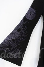 画像2: 【SALE】Qutie Frash / 変形ちりめんトップス  ブラック×パープル O-25-12-03-033-QU-TO-OW-ZT164 (2)