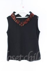 Qutie Frash / 着物衿インナータンク  レッド×ブラック O-25-12-03-034-QU-TO-IG-ZT1208B