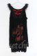 画像1: Qutie Frash / ドラゴンptノースリーブワンピース  ブラック×レッド O-25-12-03-035-QU-OP-OW-OS (1)