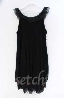 画像3: Qutie Frash / ドラゴンptノースリーブワンピース  ブラック×レッド O-25-12-03-035-QU-OP-OW-OS