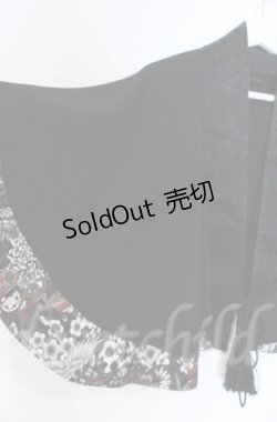 画像3: Qutie Frash / 2022漆黒-SIKKOKU-ポンチョ  ブラック O-25-12-03-039-QU-JA-IG-ZT054