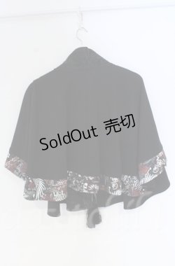 画像4: Qutie Frash / 2022漆黒-SIKKOKU-ポンチョ  ブラック O-25-12-03-039-QU-JA-IG-ZT054