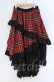 画像1: Qutie Frash / タータンチェックフリルロングスカート  レッド O-25-12-03-045-QU-SK-OW-OS (1)