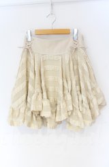 abilletage / イレギュラーヘムスカート  ベージュ O-25-12-03-050-GO-SK-IG-OS