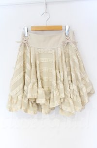 abilletage / イレギュラーヘムスカート  ベージュ O-25-12-03-050-GO-SK-IG-OS