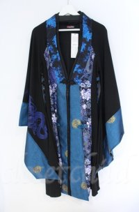 Qutie Frash / 着物ロングカーデ   O-25-12-03-007-QU-JA-IG-ZT1208B