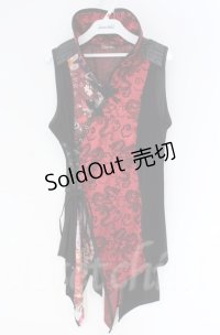 Qutie Frash / DSチャイナベスト  レッド×ブラック O-25-12-03-010-QU-OP-IG-OS