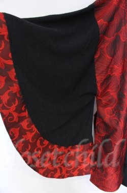 画像3: Qutie Frash / 着物ロングカーデ  レッド O-25-12-03-011-QU-TO-IG-ZT1208B