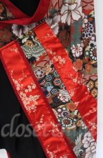 画像3: Qutie Frash / 着物インナーチュニック  レッド×ブラック O-25-12-03-015-QU-TO-IG-ZT065 (3)
