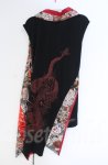 画像4: Qutie Frash / 着物インナーチュニック  レッド×ブラック O-25-12-03-015-QU-TO-IG-ZT065 (4)