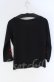 画像3: Qutie Frash / 8分袖インナーT  ブラック×レッド O-25-12-03-016-QU-TO-OW-OS (3)
