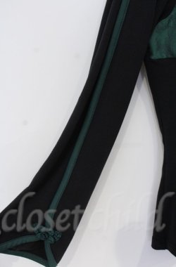 画像3: Qutie Frash / 公式通販×アメQ限定チャイナカットソー  グリーン×ブラック O-25-12-03-018-QU-TO-IG-ZT065