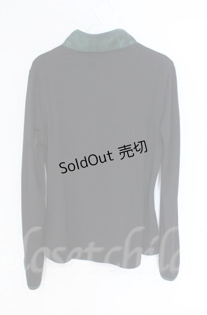 画像4: 【SALE】Qutie Frash / 公式通販×アメQ限定チャイナカットソー  グリーン×ブラック O-25-12-03-018-QU-TO-IG-ZT065 (4)