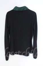 画像4: 【SALE】Qutie Frash / 公式通販×アメQ限定チャイナカットソー  グリーン×ブラック O-25-12-03-018-QU-TO-IG-ZT065 (4)
