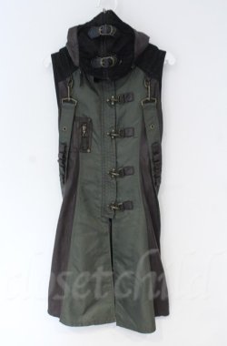 画像1: Qutie Frash / ミリタリーベスト  カーキグリーン O-25-12-03-021-QU-TO-IG-OS