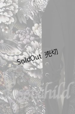 画像6: Qutie Frash / 着物ロングカーデ  ブラック O-25-12-03-022-QU-OP-IG-ZT1208B