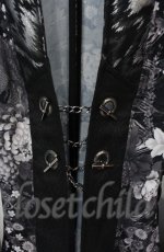 画像2: Qutie Frash / ストリート札幌限定カラー 着物カーディガン  ブラック O-25-12-03-023-QU-JA-IG-ZT063 (2)