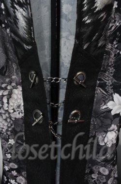 画像2: Qutie Frash / ストリート札幌限定カラー 着物カーディガン  ブラック O-25-12-03-023-QU-JA-IG-ZT063