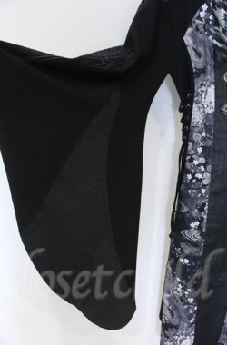 画像3: Qutie Frash / ストリート札幌限定カラー 着物カーディガン  ブラック O-25-12-03-023-QU-JA-IG-ZT063