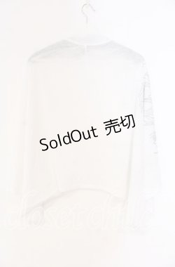 画像3: Qutie Frash / 2022年ノベルティポンチョカーディガン  ホワイト O-25-12-04-034-QU-TO-IG-OS