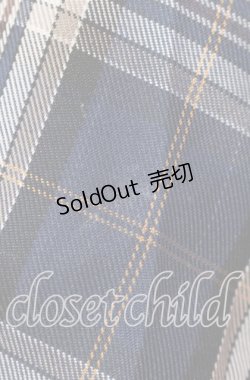 画像3: Amavel / Nostalgic　Checkサイドプリーツマリンスカパン F ネイビー O-25-12-04-036-CA-SK-OW-OS