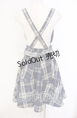 画像4: Amavel / Nostalgic　Checkサイドプリーツマリンスカパン F ネイビー O-25-12-04-036-CA-SK-OW-OS