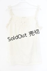 axes femme / ローズレースタンクトップ F  O-25-12-04-039-AX-TO-OW-OS