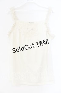 axes femme / ローズレースタンクトップ F  O-25-12-04-039-AX-TO-OW-OS