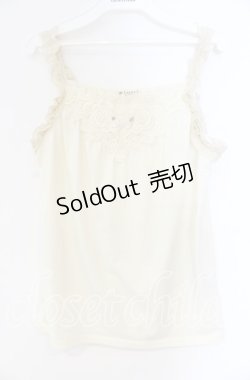 画像1: axes femme / ローズレースタンクトップ F  O-25-12-04-039-AX-TO-OW-OS