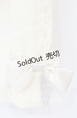 画像2: axes femme / サテンリボンニットカーディガン F キナリ O-25-12-04-041-AX-TO-OW-OS