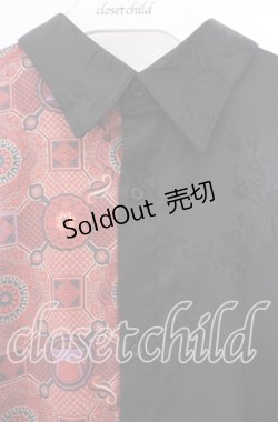 画像2: REZEN / 陰陽師×曼荼羅２ＷＡＹシャツ M 真紅 O-25-12-04-044-PU-BL-OW-OS