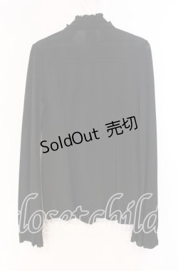 画像3: Ozz oneste / ラッフルフリルトップス  クロ O-25-12-04-045-OO-TO-OW-OS