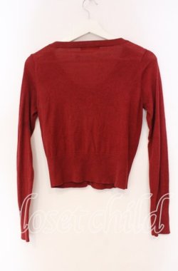 画像3: Fi.n.t / リボン配色カーディガン F アカ O-25-12-04-053-CA-TO-OW-OS