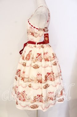 画像4: axes femme kawaii / お菓子の家柄ジャンスカ M キナリ O-25-12-04-057-AX-OP-OW-OS