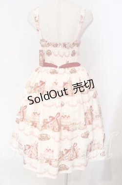 画像5: axes femme Kawaii / お菓子の家柄ジャンスカ M キナリ O-25-12-04-057-AX-OP-OW-OS