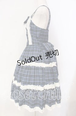 画像3: axes femme kawaii / タータンチェックジャンスカ M アオ O-25-12-04-059-AX-OP-OW-OS