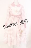 LOLITAその他 / 五月アイコラボワンピース L ピンク O-25-12-04-060-LO-OP-OW-OS
