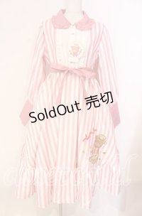 LOLITAその他 / 五月アイコラボワンピース L ピンク O-25-12-04-060-LO-OP-OW-OS