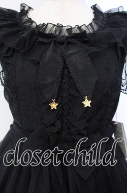 画像2: Angelic Pretty / 賛美の星々と祈りの天使達ジャンパースカート  クロ O-25-12-04-061-AP-OP-OW-OS