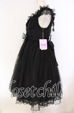 画像4: Angelic Pretty / 賛美の星々と祈りの天使達ジャンパースカート  クロ O-25-12-04-061-AP-OP-OW-OS