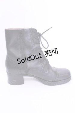 画像5: あしながおじさん / レースアップブーツ 24.0ｃｎ ブラック O-25-12-04-1044-PU-SH-OW-OS