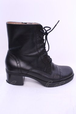 画像7: あしながおじさん / レースアップブーツ 24.0ｃｎ ブラック O-25-12-04-1044-PU-SH-OW-OS