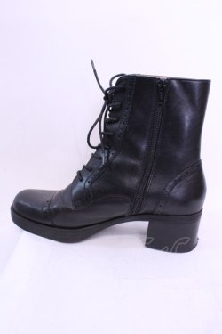 画像8: あしながおじさん / レースアップブーツ 24.0ｃｎ ブラック O-25-12-04-1044-PU-SH-OW-OS