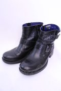 YOSUKE / ショートブーツ 24.0ｃｍ ブラック O-25-12-04-1045-PU-SH-OW-OS